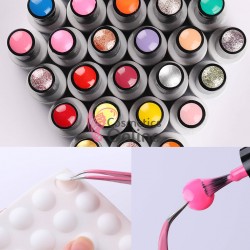 Buline din silicon pentru sticlute de oja, lac de unghii, 25 bucati BLN25